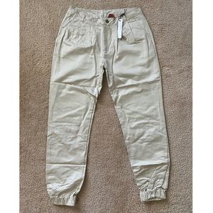 Khaki joggers